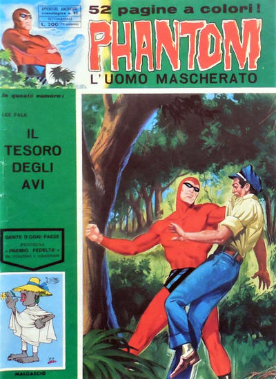 Cover for L'Uomo Mascherato Phantom [Avventure americane] (Edizioni Fratelli Spada, 1972 series) #55