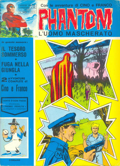 Cover for L'Uomo Mascherato Phantom [Avventure americane] (Edizioni Fratelli Spada, 1972 series) #66