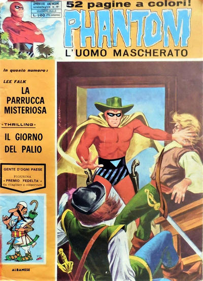Cover for L'Uomo Mascherato Phantom [Avventure americane] (Edizioni Fratelli Spada, 1972 series) #41