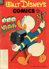 Cover Thumbnail for Walt Disney's Comics and Stories (Dell, 1940 series) #v14#3 (159) [Subscription / Back Cover Advertisement]