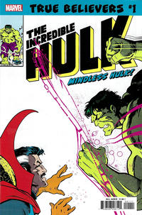 Cover Thumbnail for True Believers: Hulk - Mindless Hulk (Marvel, 2019 series) #1