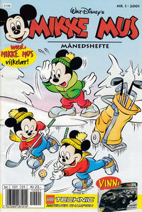 Cover Thumbnail for Mikke Mus Månedshefte (Hjemmet / Egmont, 1997 series) #1/2001