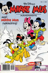 Cover Thumbnail for Mikke Mus Månedshefte (Hjemmet / Egmont, 1997 series) #2/2001