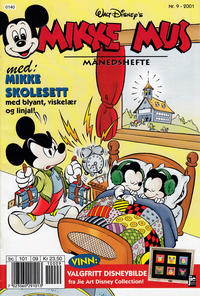 Cover Thumbnail for Mikke Mus Månedshefte (Hjemmet / Egmont, 1997 series) #9/2001