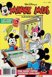 Cover Thumbnail for Mikke Mus Månedshefte (Hjemmet / Egmont, 1997 series) #11/2001