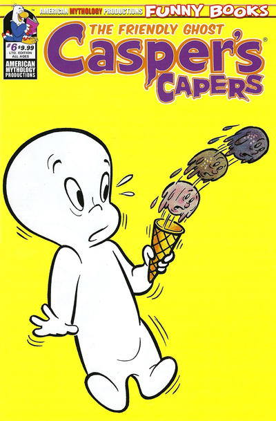 Cover for Casper's Capers (American Mythology Productions, 2018 series) #6 [Retro Cover]