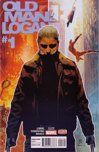 Cover for Old Man Logan (Marvel, 2016 series) #1 [Second Printing Variant]