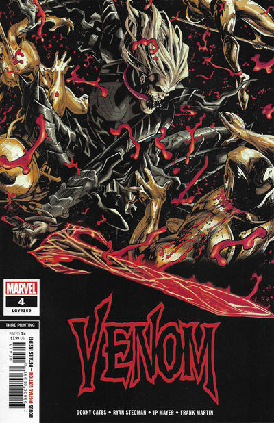 Cover for Venom (Marvel, 2018 series) #4 (169) [Third Printing - Ryan Stegman Cover]