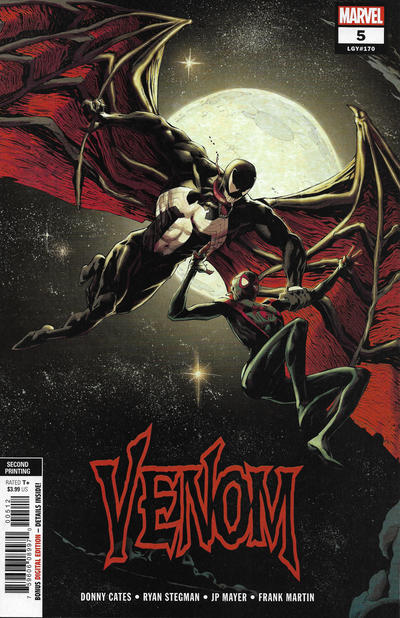 Cover for Venom (Marvel, 2018 series) #5 (170) [Second Printing - Ryan Stegman Cover]