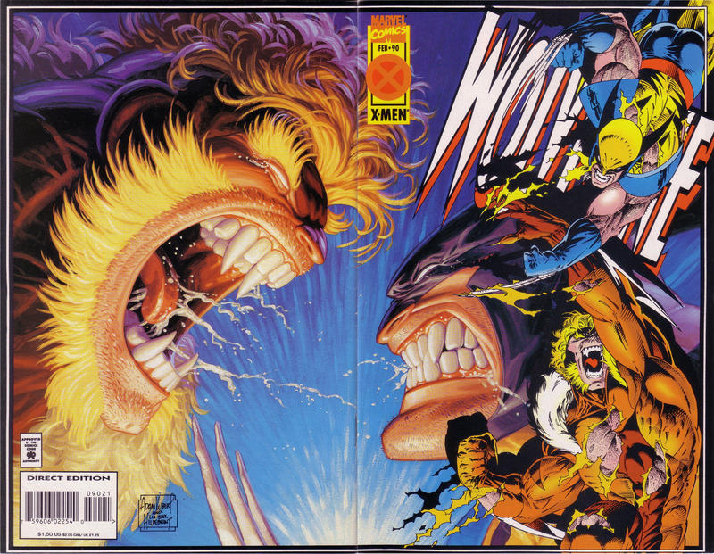 Cover for Wolverine (Marvel, 1988 series) #90 [Direct Edition - Standard]