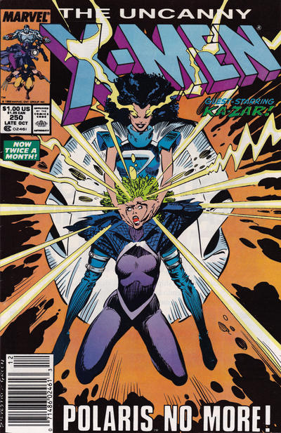 Cover for The Uncanny X-Men (Marvel, 1981 series) #250 [Mark Jewelers]