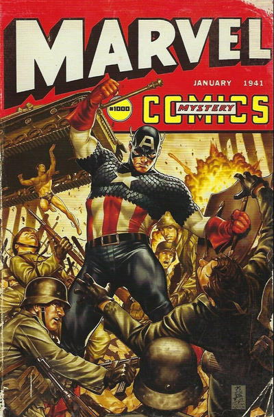 Cover for Marvel Comics (Marvel, 2019 series) #1000 [1940's Variant Cover]