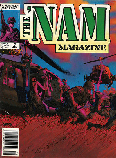 Cover for The 'Nam Magazine (Marvel, 1988 series) #7 [Newsstand]