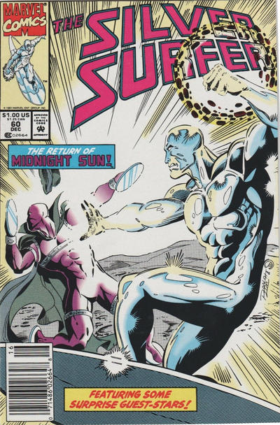 Cover for Silver Surfer (Marvel, 1987 series) #60 [Newsstand]