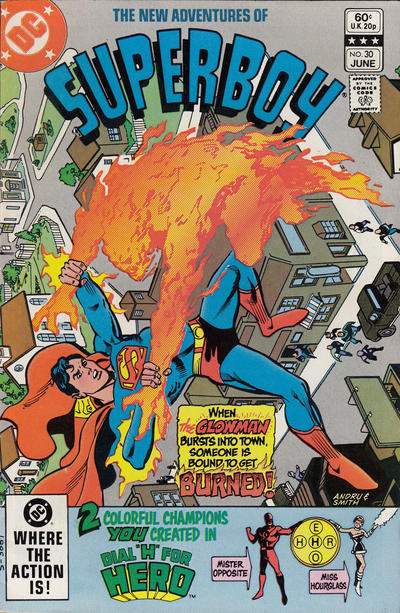 Cover for The New Adventures of Superboy (DC, 1980 series) #30 [Direct]