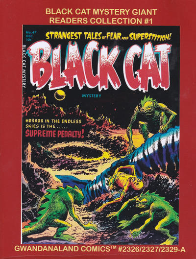 Cover for Gwandanaland Comics (Gwandanaland Comics, 2016 series) #2326/2327/2329-A - Black Cat Mystery Giant Readers Collection #1