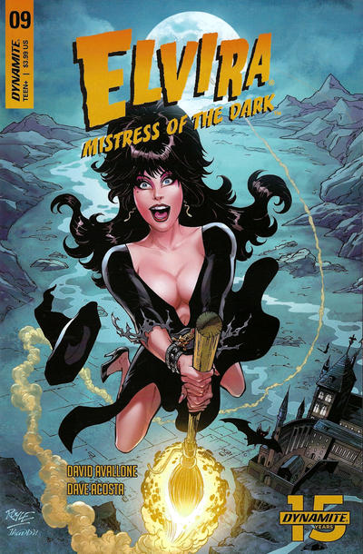 Cover for Elvira Mistress of the Dark (Dynamite Entertainment, 2018 series) #9 [Cover C John Royle]