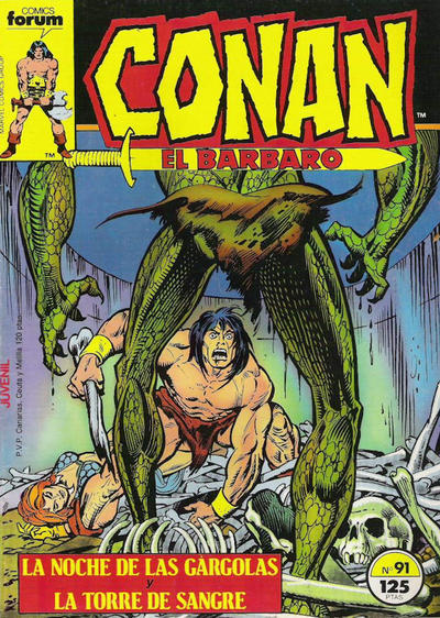 Cover for Conan el Bárbaro (Planeta DeAgostini, 1983 series) #91