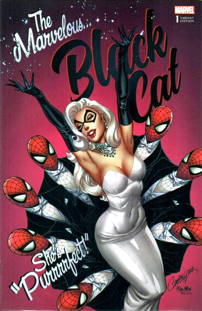Cover for Black Cat (Marvel, 2019 series) #1 [J. Scott Campbell Exclusive Cover E - San Diego Comic Con International]