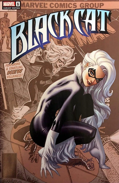 Cover for Black Cat (Marvel, 2019 series) #1 [Golden Apple Comics Exclusive - J. Scott Campbell]