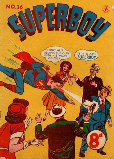 Cover for Superboy (K. G. Murray, 1949 series) #36 [8D price]