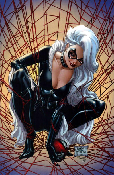 Cover for Black Cat (Marvel, 2019 series) #1 [J. Scott Campbell Exclusive Cover F - San Diego Comic Con International]