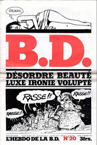 Cover Thumbnail for BD : L'hebdo de la B.D. (Éditions du Square, 1977 series) #20