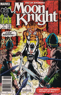 Cover Thumbnail for Moon Knight (Marvel, 1985 series) #1 [Newsstand]