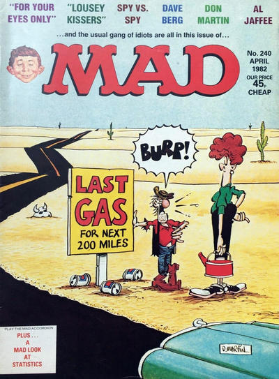Cover for Mad (Thorpe & Porter, 1959 series) #240