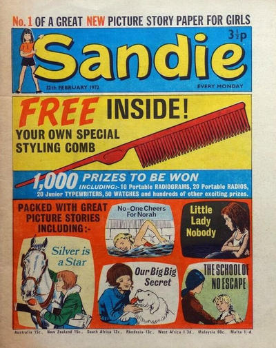 Cover for Sandie (IPC, 1972 series) #1
