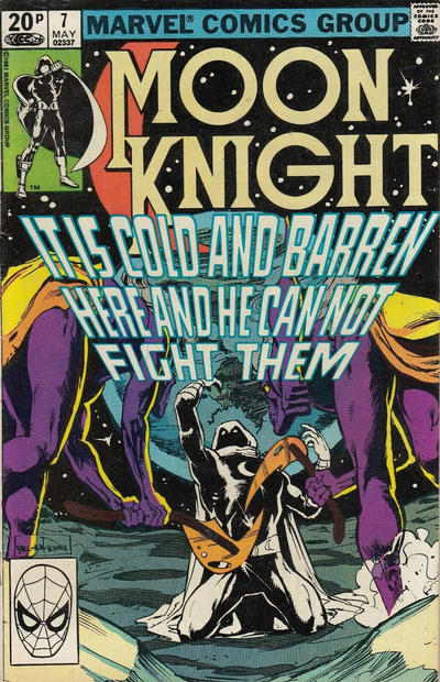 Cover for Moon Knight (Marvel, 1980 series) #7 [British]