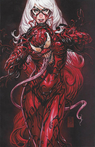 Cover for Black Cat (Marvel, 2019 series) #2 [Mark Brooks SDCC Exclusive 'Carnage-ized' Virgin Art]