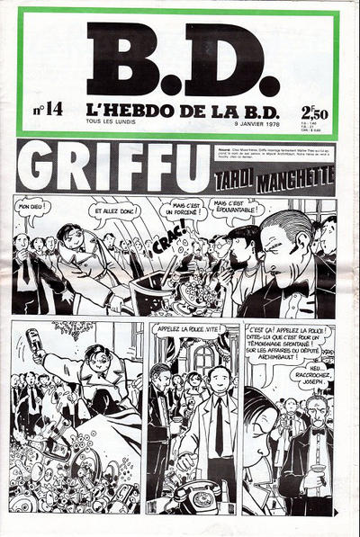 Cover for BD : L'hebdo de la B.D. (Éditions du Square, 1977 series) #14