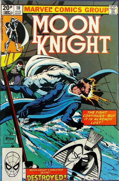 Cover for Moon Knight (Marvel, 1980 series) #10 [British]