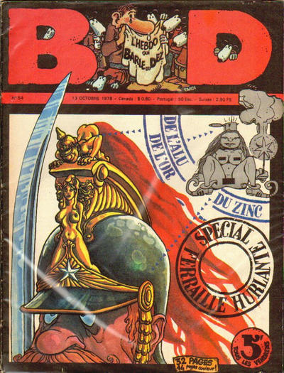 Cover for BD : L'hebdo de la B.D. (Éditions du Square, 1977 series) #54