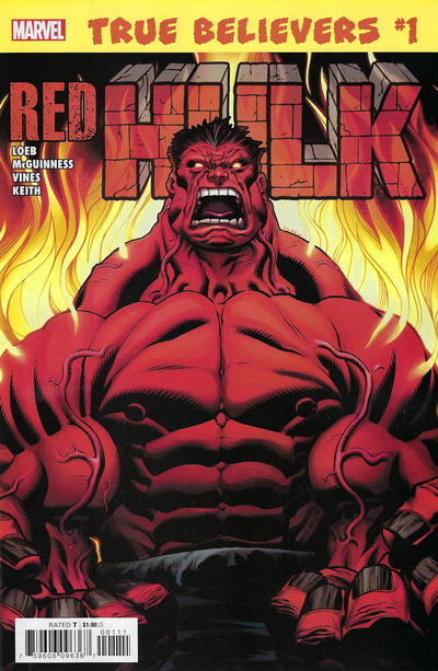 Cover for True Believers: Hulk - Red Hulk (Marvel, 2019 series) #1