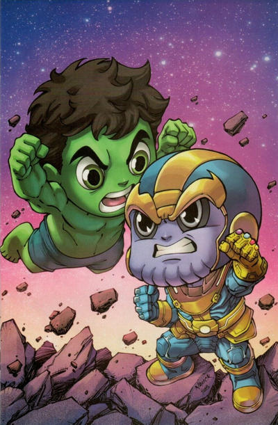 Cover for Immortal Hulk (Marvel, 2018 series) #21 [Todd Nauck SDCC Exclusive 'Cosbaby']