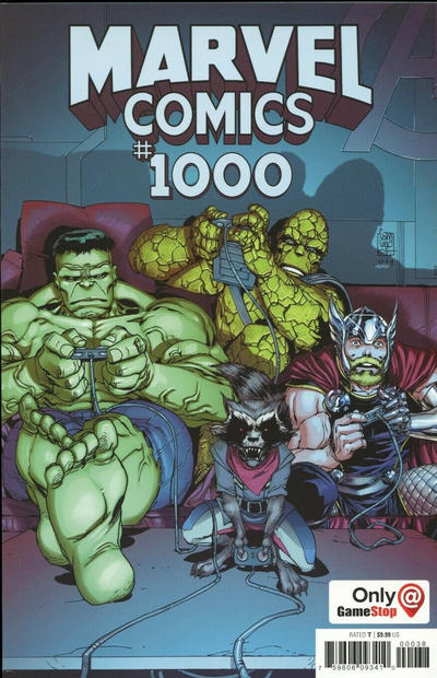 Cover for Marvel Comics (Marvel, 2019 series) #1000 [Gamestop Exclusive Cover]