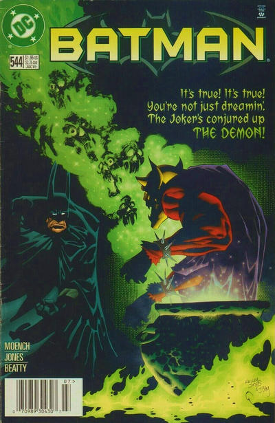 Cover for Batman (DC, 1940 series) #544 [Newsstand]
