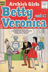 Cover Thumbnail for Archie's Girls Betty and Veronica (Archie, 1950 series) #84 [15 cent]