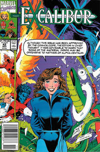 Cover Thumbnail for Excalibur (Marvel, 1988 series) #43 [Newsstand]