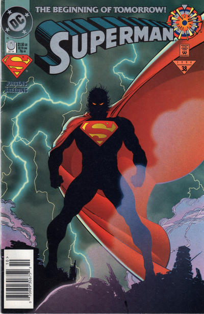 Cover for Superman (DC, 1987 series) #0 [Newsstand]