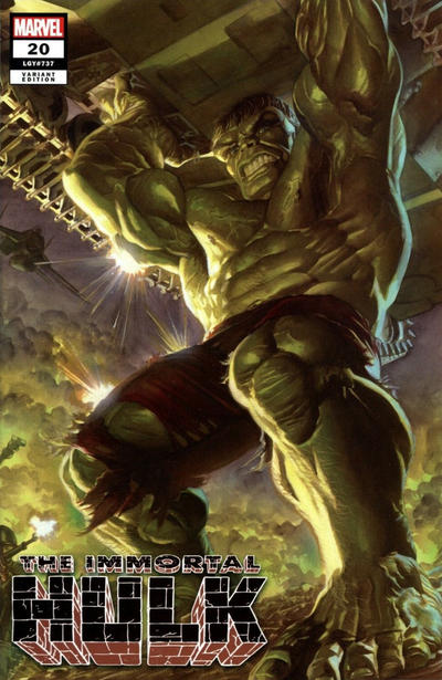 Cover for Immortal Hulk (Marvel, 2018 series) #20 [Alex Ross SDCC Exclusive 'Homage']