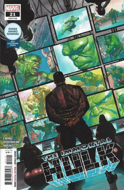 Cover for Immortal Hulk (Marvel, 2018 series) #21 [Alex Ross]