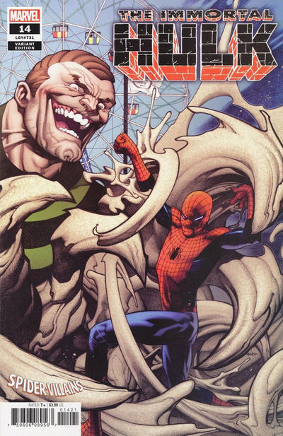 Cover for Immortal Hulk (Marvel, 2018 series) #14 [Chris Stevens 'Spider-Man Villains']