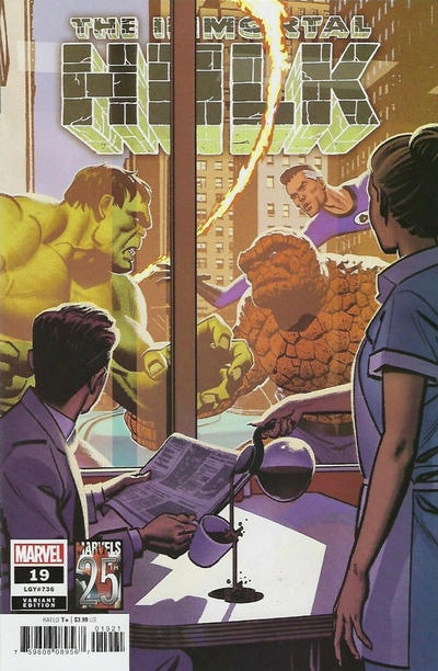 Cover for Immortal Hulk (Marvel, 2018 series) #19 [Greg Smallwood Marvels 25th Anniversary Tribute]