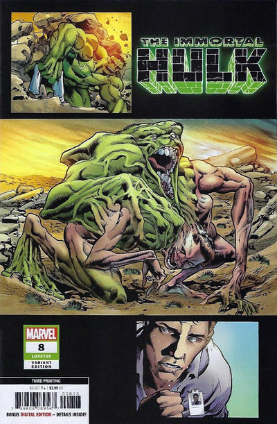 Cover for Immortal Hulk (Marvel, 2018 series) #8 [Third Printing - Joe Bennett]