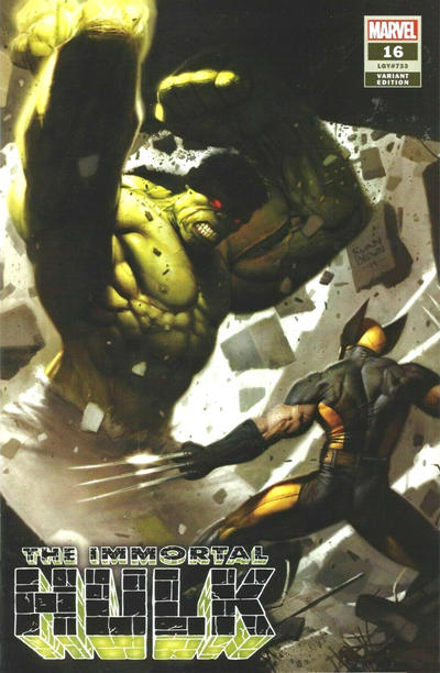 Cover for Immortal Hulk (Marvel, 2018 series) #16 [Second Printing - Elite Comics / Unknown Comics Shared Exclusive - Ryan Brown]
