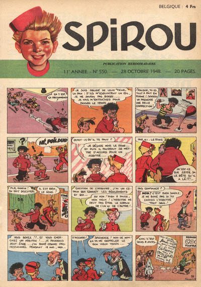Cover for Spirou (Dupuis, 1947 series) #550