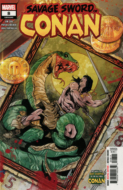 Cover for Savage Sword of Conan (Marvel, 2019 series) #8 (243) [Marcho Checchetto Cover]